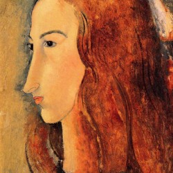 Modigliani - Portrait of Jeanne Hebuterne -5-